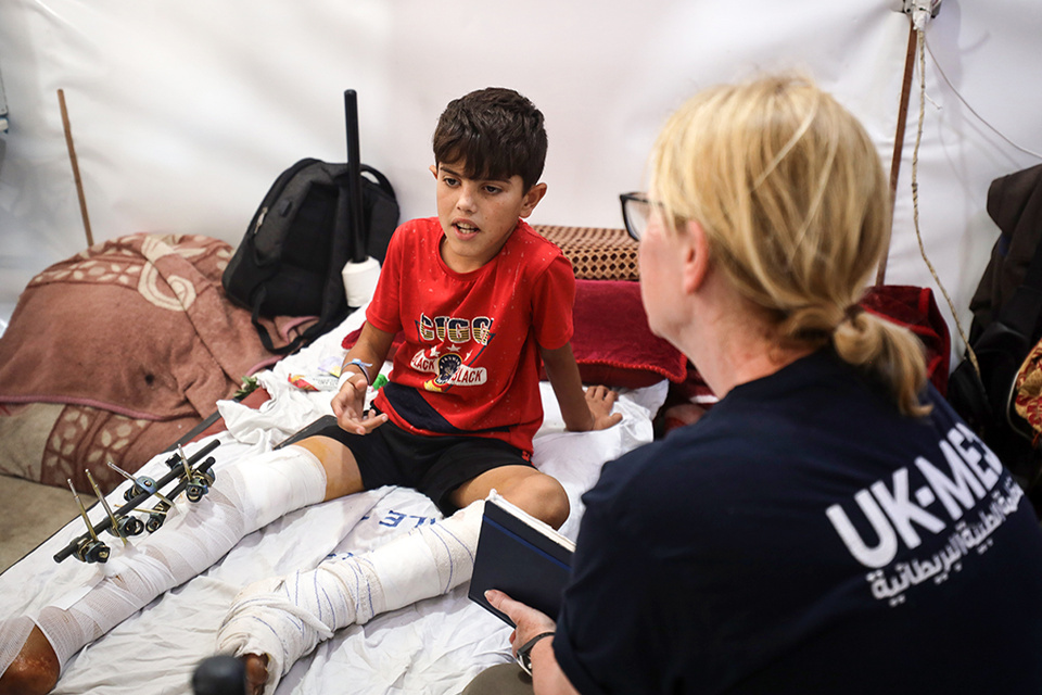 UK pledges lifesaving aid for Gaza