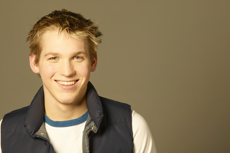 young man smiling