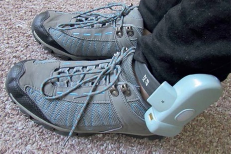 GPS tag on ankle