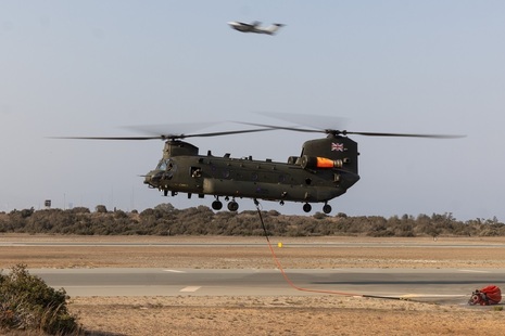 firefighting helicopter