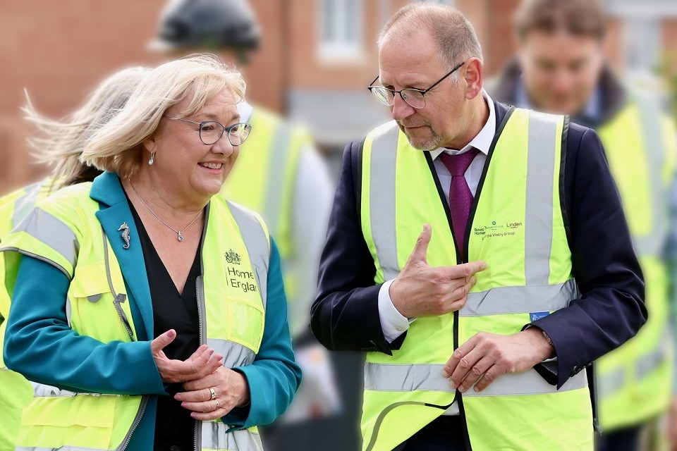Homes England and Vistry Group sign long term joint venture