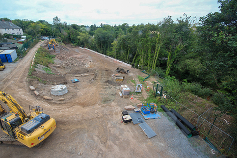 Site overview of Dalkeith mine water treatment scheme in August 2025.