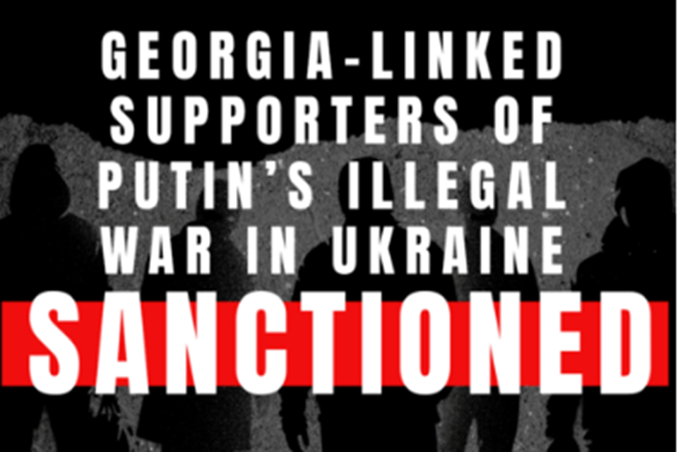 Read ‘UK sanctions Georgia-linked supporters of Putin’s illegal war in Ukraine’ article