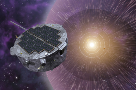 Artist's impression of IMAP. Credit: John Hopkins Applied Physics Laboratory.