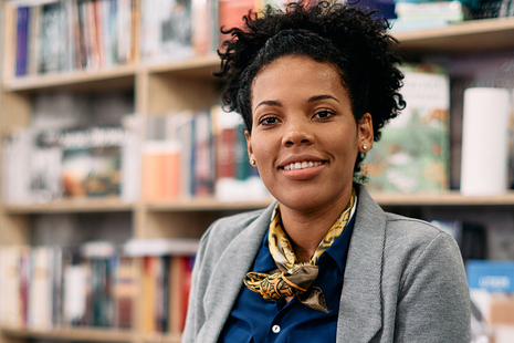 person smiling at the camera