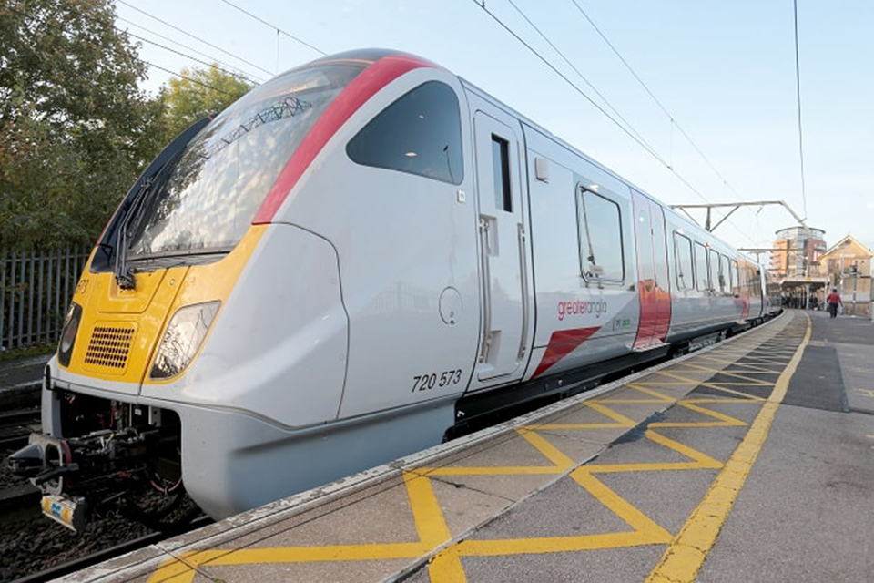Greater Anglia services transferred to public ownership