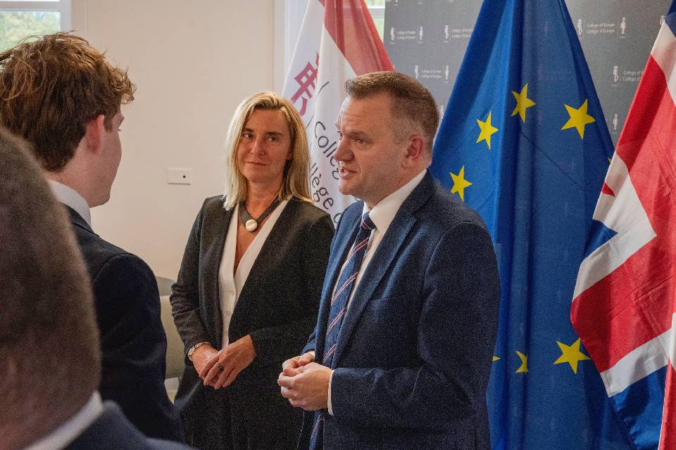 Minister for European Union Relations speech at College of Europe