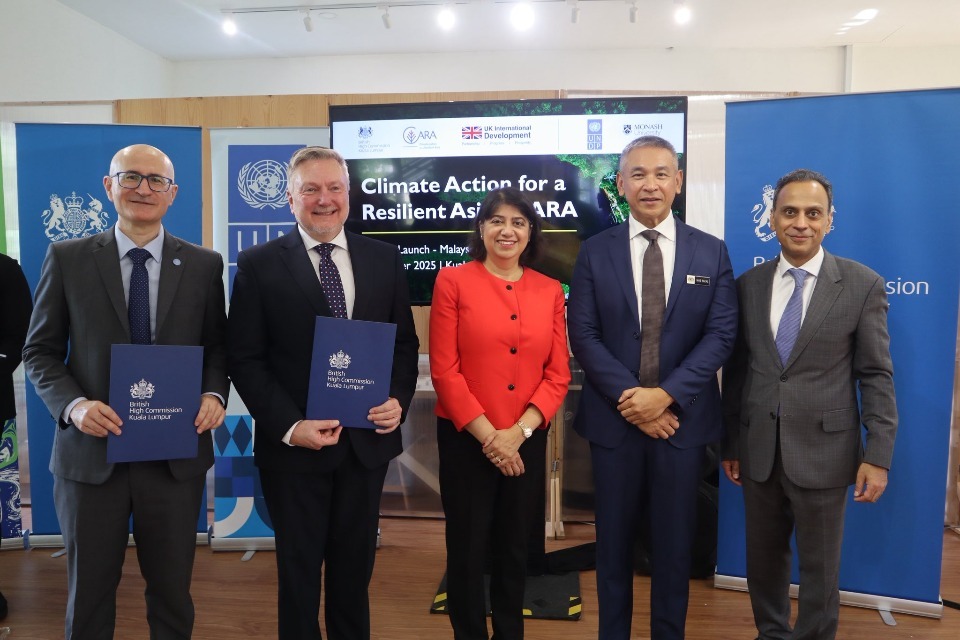 UK and Malaysia deepen climate co-operation with new adaptation initiatives