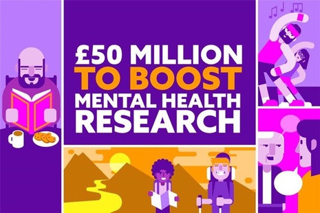 £50 million to boost mental health research.