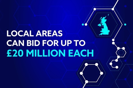 Local areas can bid for up to £20 million each.