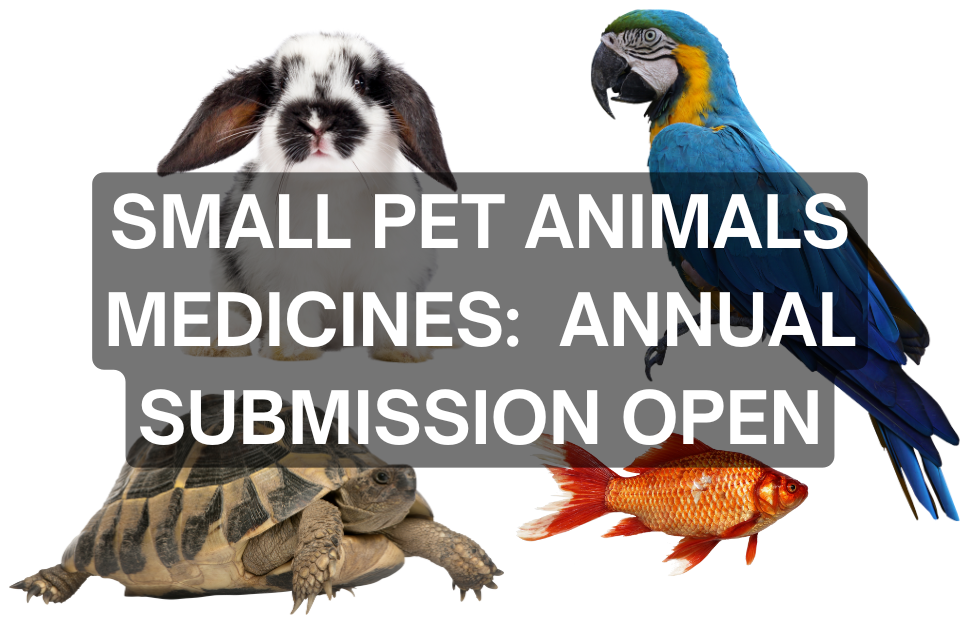 Small pet animal medicines exempt from authorisation: Annual submission of product list