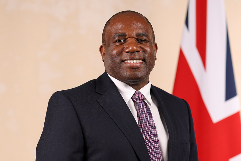 The Rt Hon David Lammy MP
