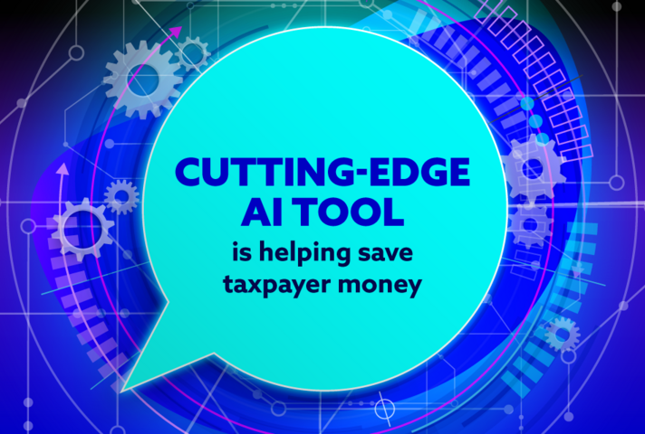 Cutting-edge AI tool is helping save taxpayer money.