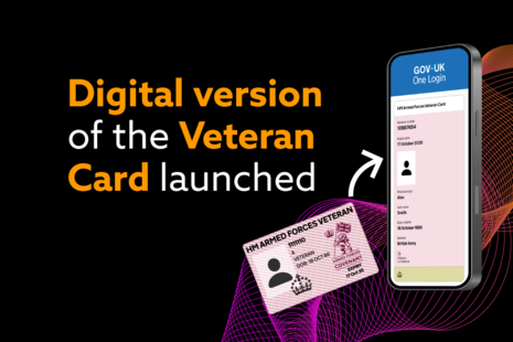 Digital version of Veteran Card launched for quicker and easier access to support