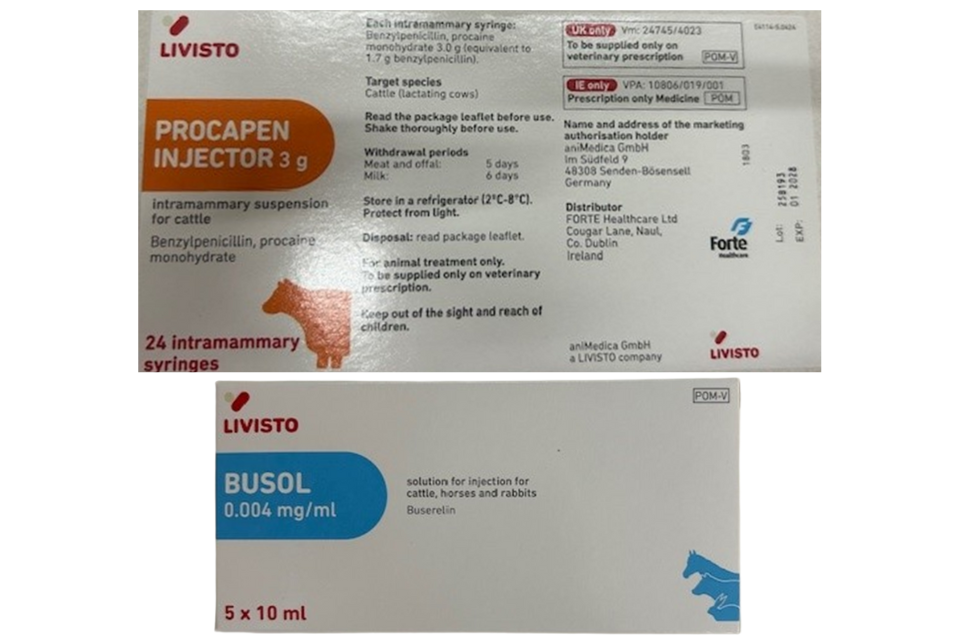 Product defect recall alert for Busol and Procapen Injector