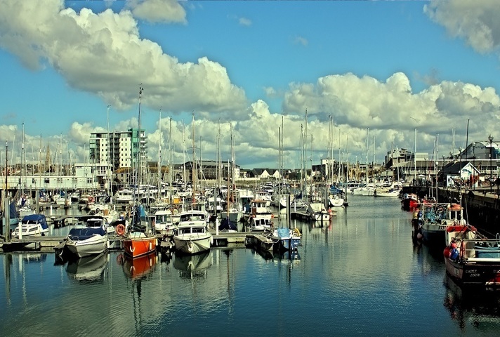 A marina
