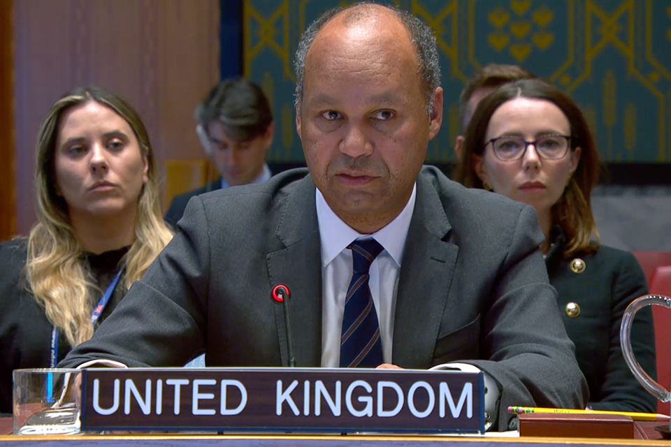 We must now build on the momentum of the ceasefire: UK statement at the UN Security Council