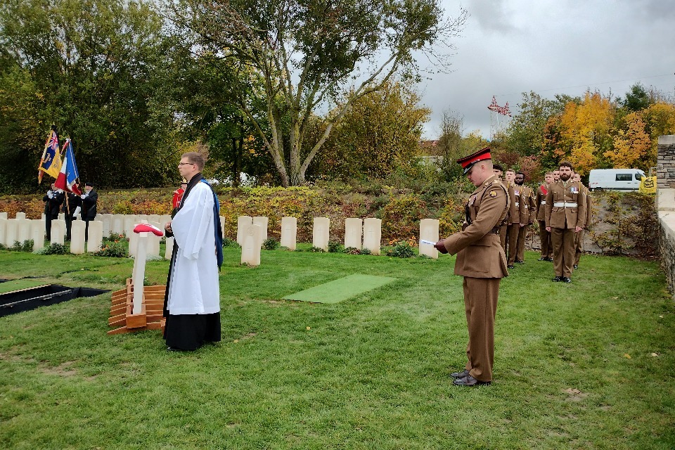 Four First World War soldiers from Grimsby buried in France