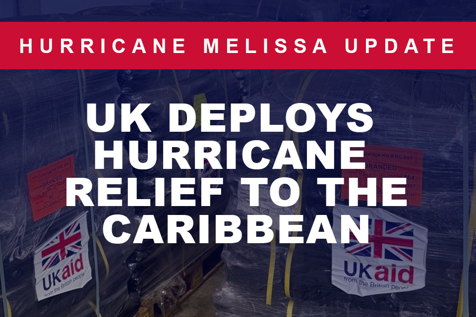 UK deploys urgent hurricane relief to the Caribbean