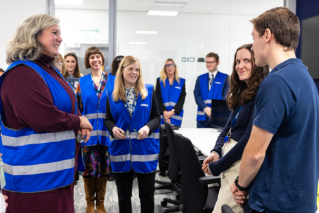 Transport Secretary and Airbus employees