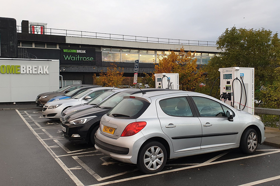 £10 million for cutting edge tech to help futureproof England’s electric vehicle chargepoint supply and keep drivers moving