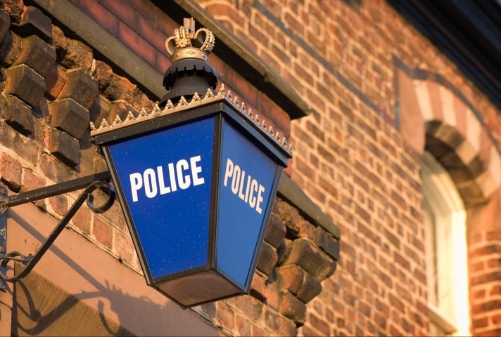 image of police light