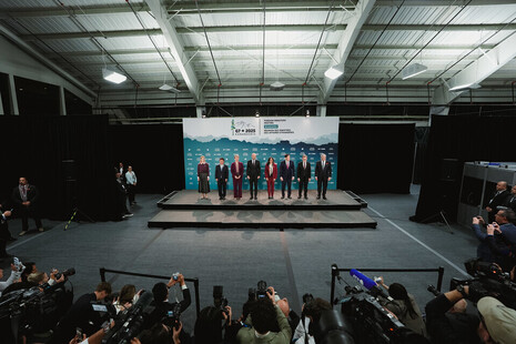 Foreign Secretary Yvette Cooper and G7 counterparts in Canada