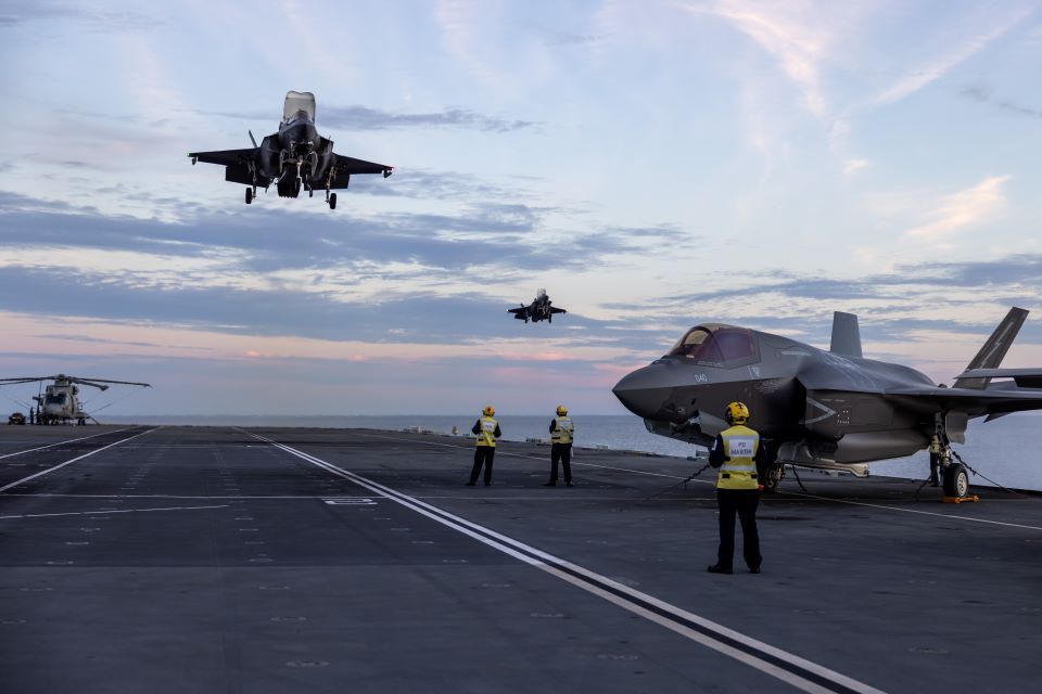 Boost to warfighting readiness as Britain’s aircraft carrier fully ‘mission ready’ and committed to NATO for the first time