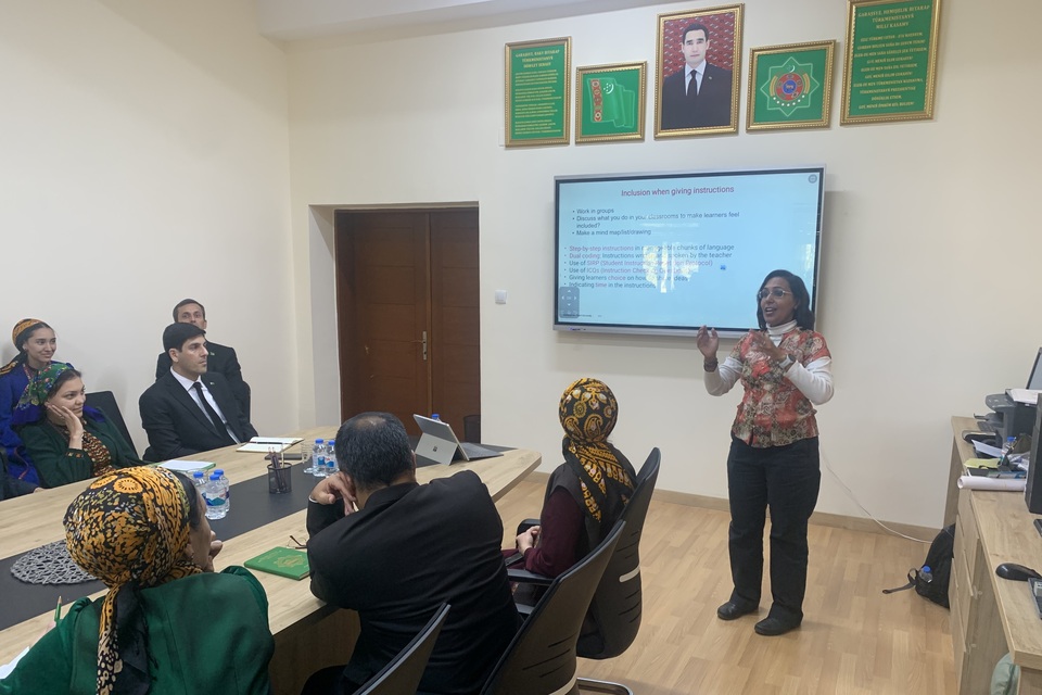 UK–Turkmenistan partnership advances inclusive English language teacher training UK–Turkmenistan partnership advances inclusive English language teacher training