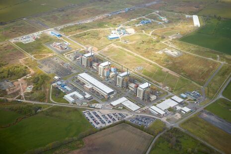Aerial view of Chapelcross site 