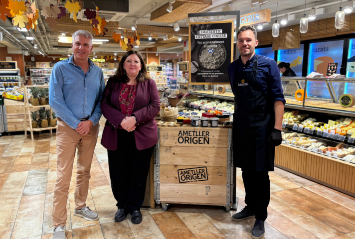 Minister Kirsty McNeill attends a Scottish cheese tasting in Barcelona hosted by IberConseill
