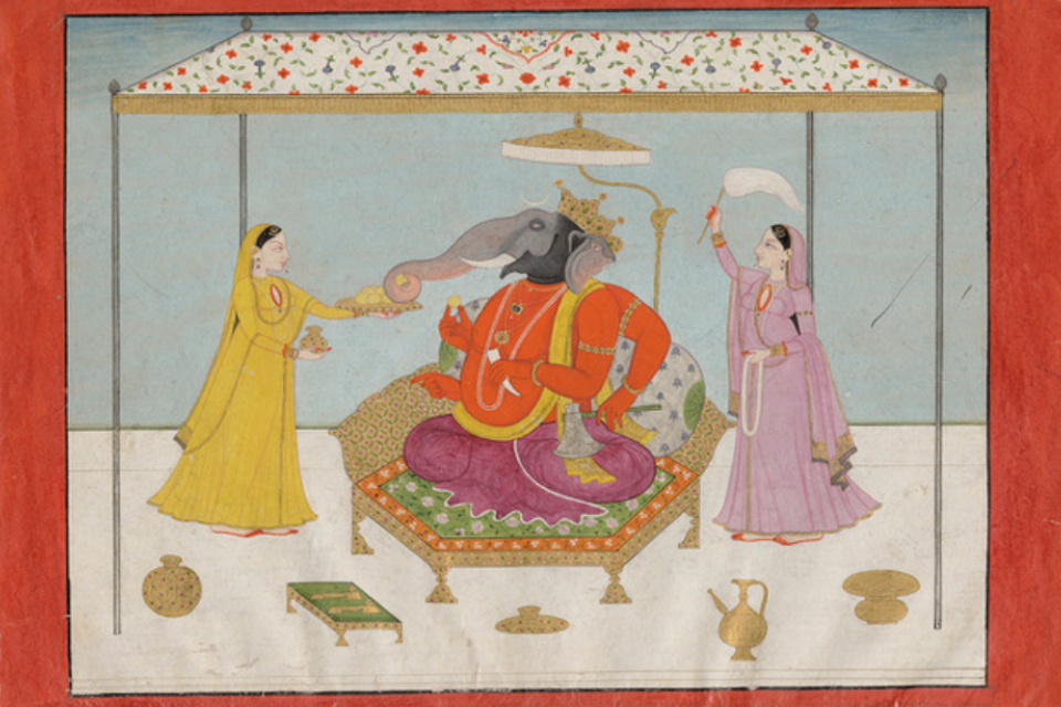 Unique series of fifty six dramatic Hindu paintings at risk of leaving the UK