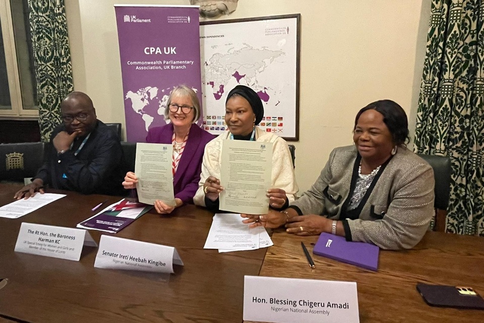 Joint communiqué between the UK Special Envoy for Women and Girls and representatives of the Nigerian National Assembly, 12 November 2025