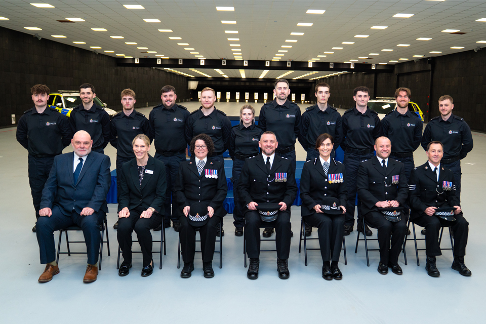New recruit officers join the Civil Nuclear Constabulary