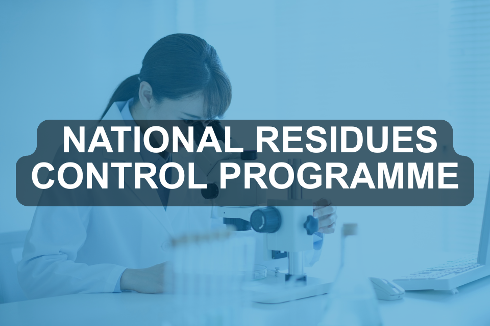 Revisions to the charges for delivering the National Residues Control Programme