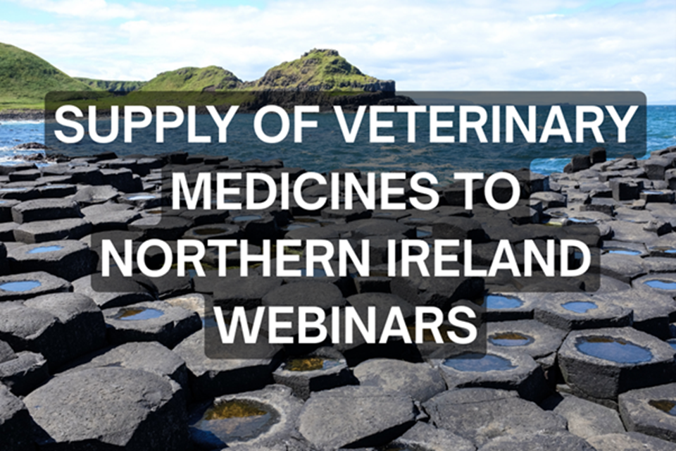 Webinars on changes to veterinary medicines supply into Northern Ireland from 1 January 2026