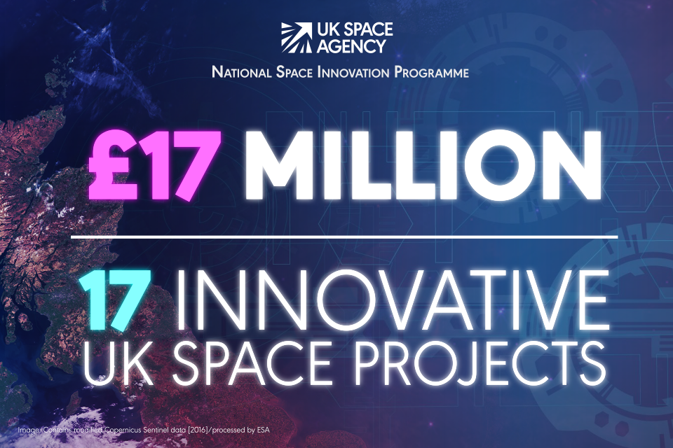 UK Space Agency invests £17 million to drive next wave of space innovation