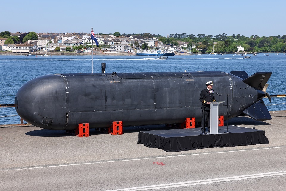 Atlantic Bastion plans advancing as autonomous submarine XV Excalibur handed to Royal Navy