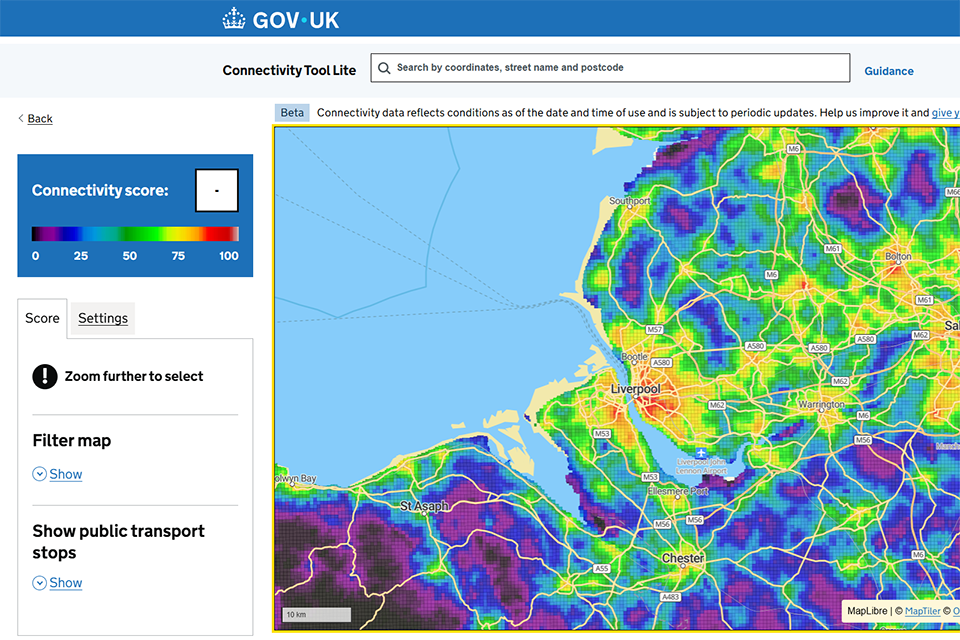 Mapping opportunity: new Connectivity Tool launches to place sustainable transport at the heart of jobs, schools and vital services