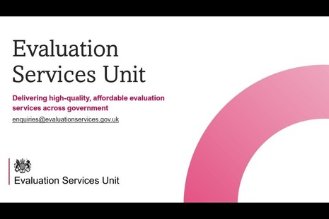 Evaluation Services Unit