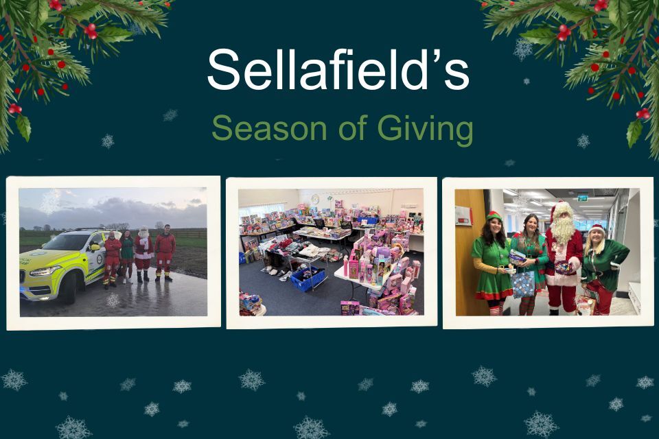 Sellafield Ltd employees and partners spread festive cheer across our communities