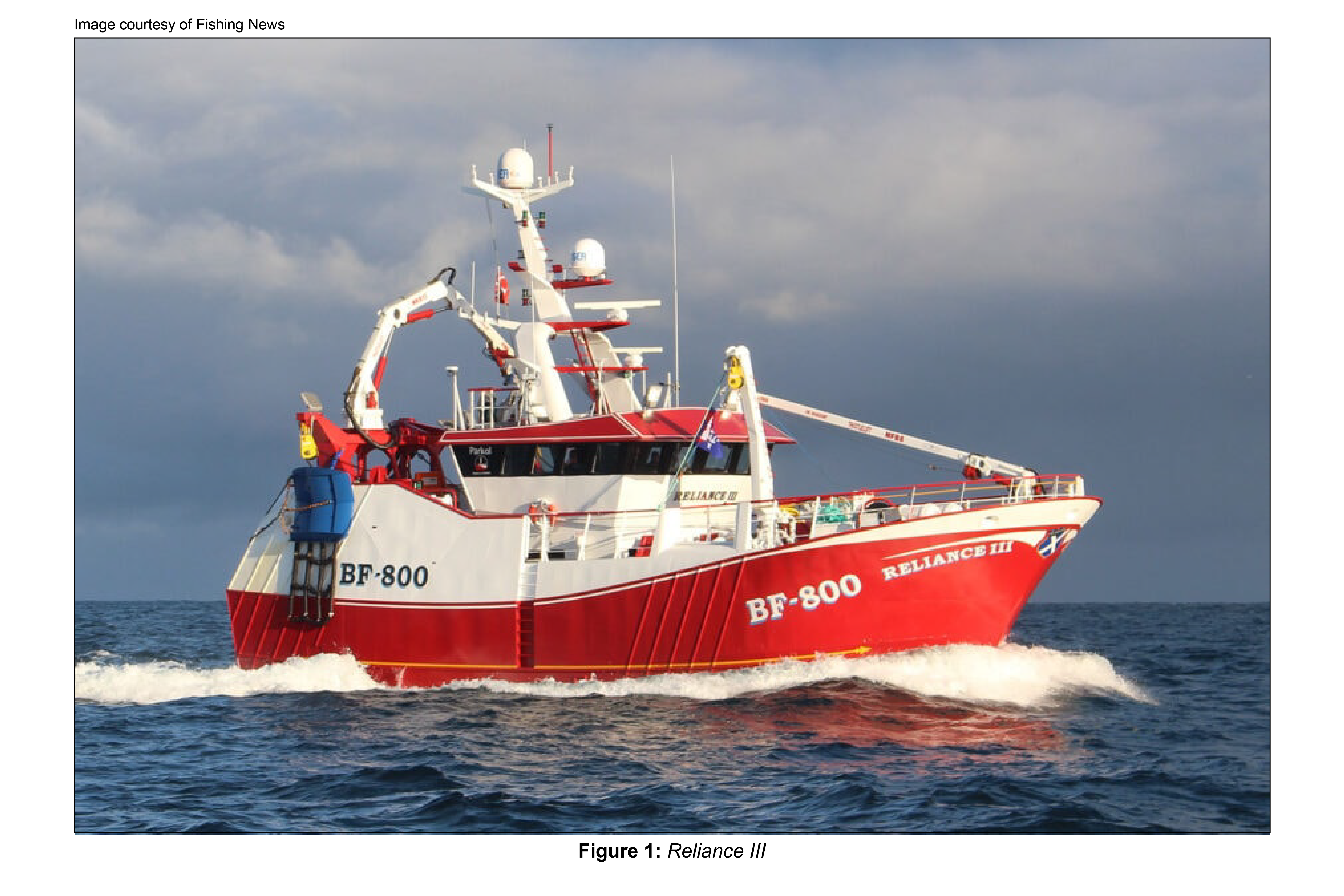 Reliance III PA summary: figure 1 (cr Fishing News)