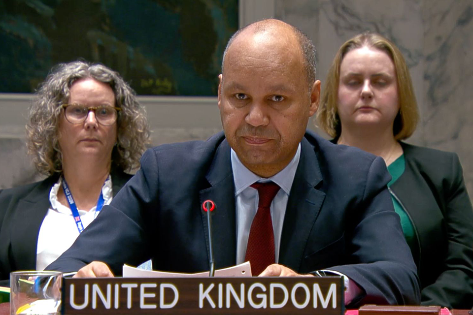 Russia’s use of Oreshnik hypersonic missile should be universally condemned: UK statement at the UN Security Council