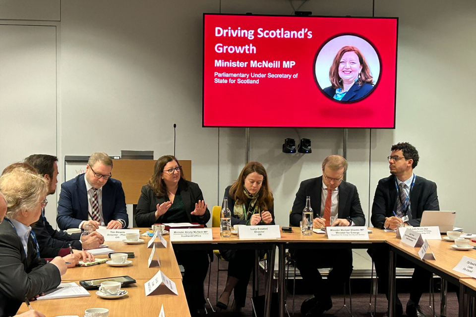 UK Government initiative to accelerate investment in Scotland