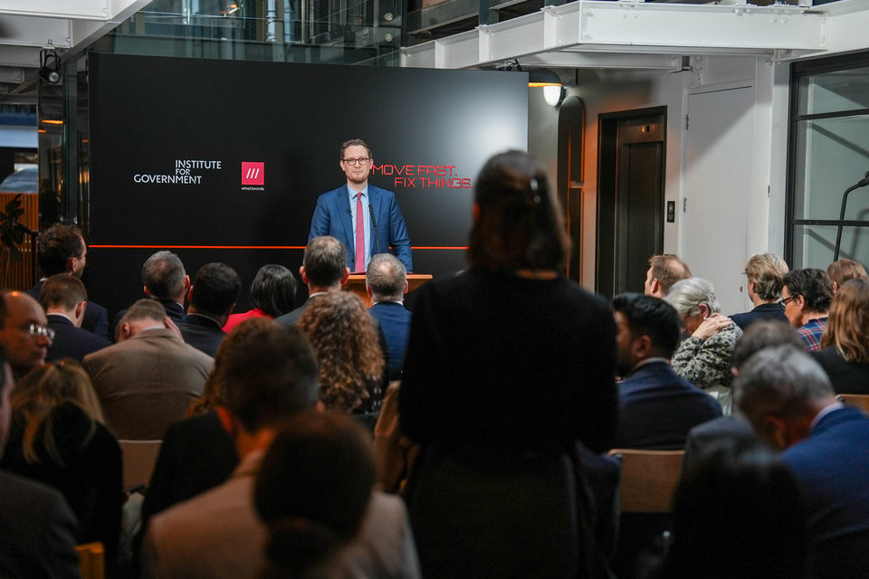 “Move fast, fix things” – Darren Jones sets out plan to rewire Whitehall and incentivise innovation in the civil service