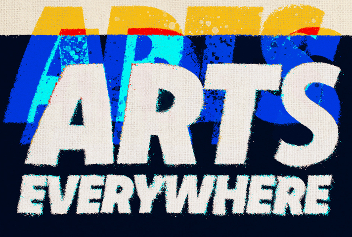 Arts Everywhere branded graphic