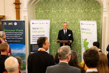 NDA Group CEO speaking in Parliament