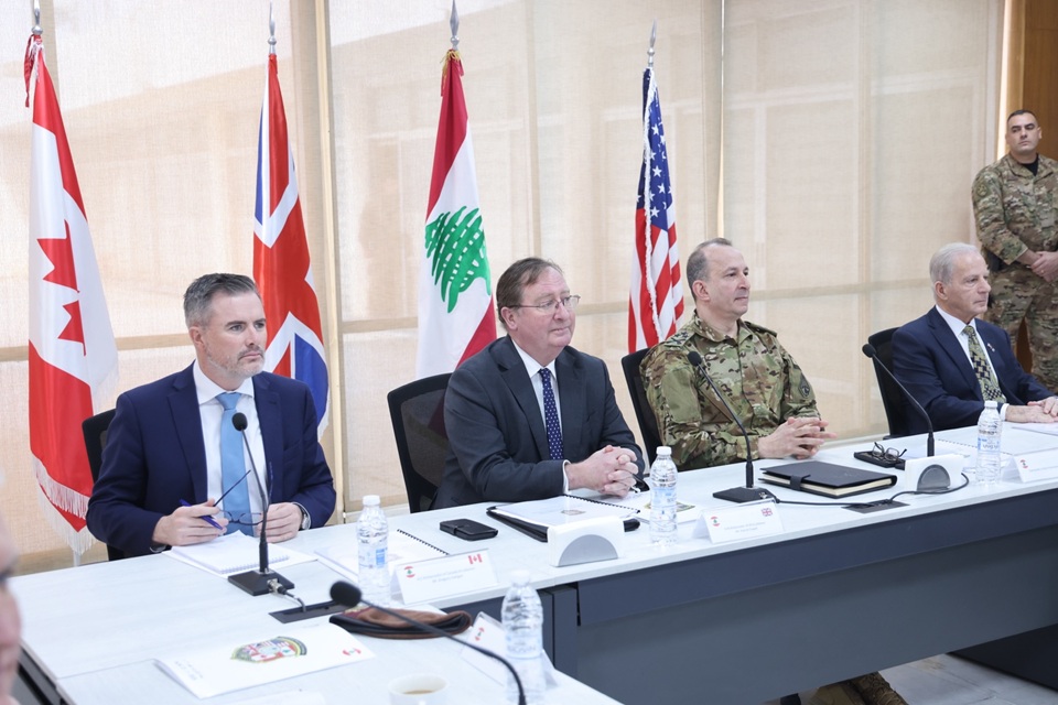 UK, US and Canada Reaffirm Support for Lebanese Armed Forces at High-Level Steering Committee