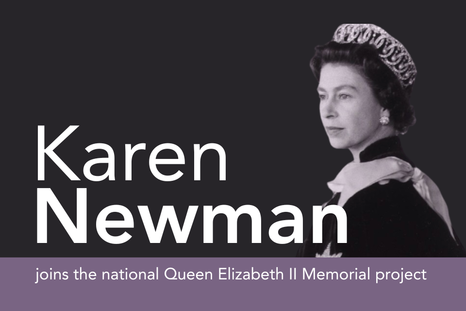 Renowned sculptor Karen Newman joins the national Queen Elizabeth II Memorial project