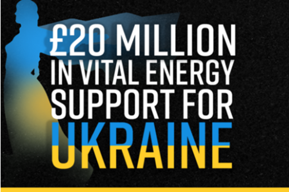 Read 'UK and Ukraine strengthen ties under landmark partnership as £20 million accelerated to support energy infrastructure’ article